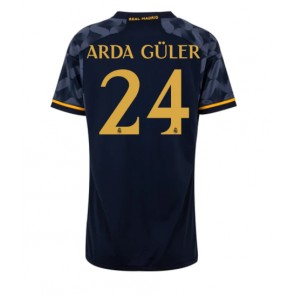 Real Madrid Arda Guler #24 Replica Away Stadium Shirt for Women 2023-24 Short Sleeve